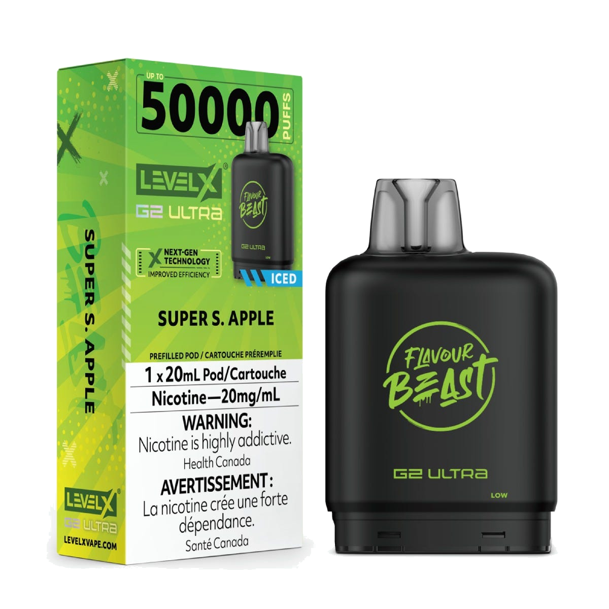 Level X Super S. 50k G2 Ultra Pods Apple Iced