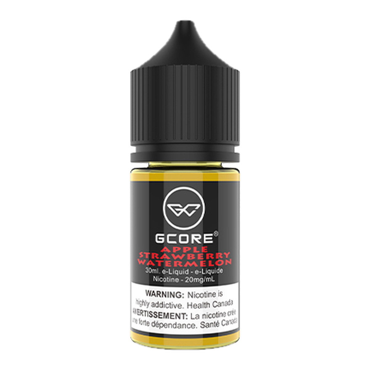 Gcore Salt Nic E-Juice 30mL Apple Strawberry Watermelon