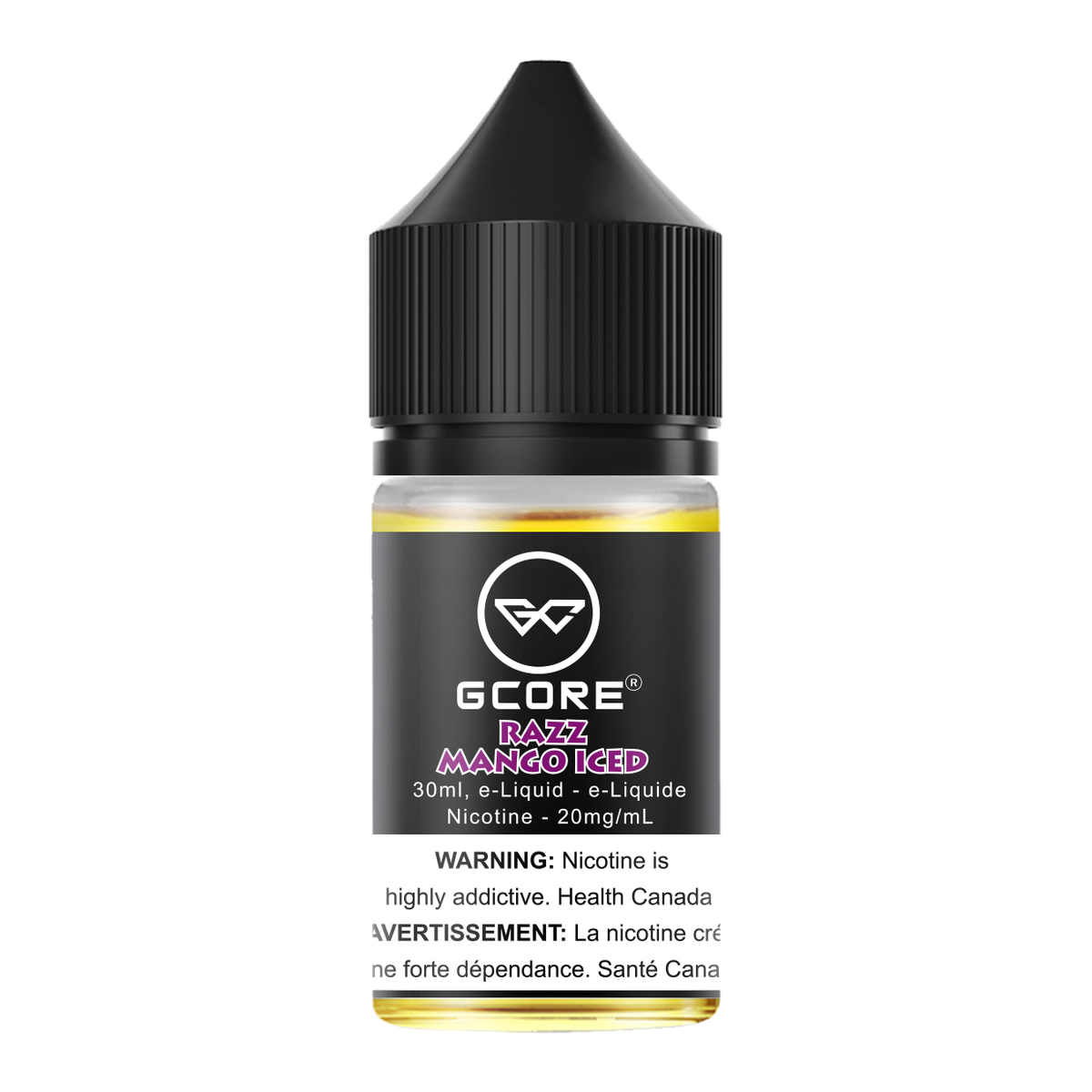 Gcore Salt Nic E-Juice 30mL Razz Mango Iced