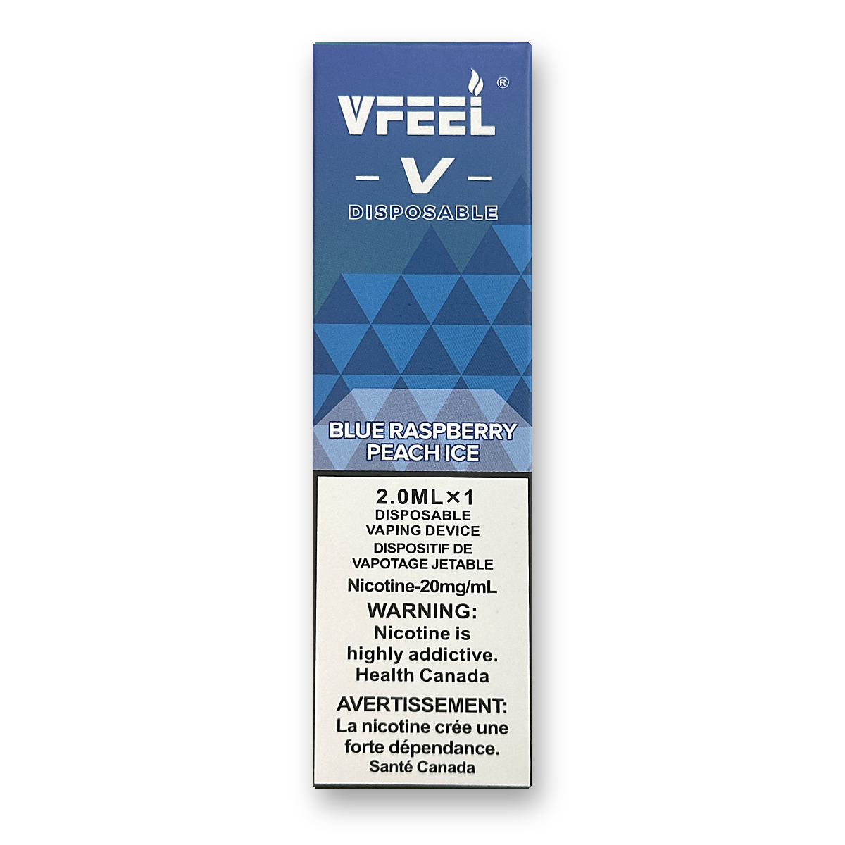 Vfeel V Disposable Blue Raspberry Peach Ice