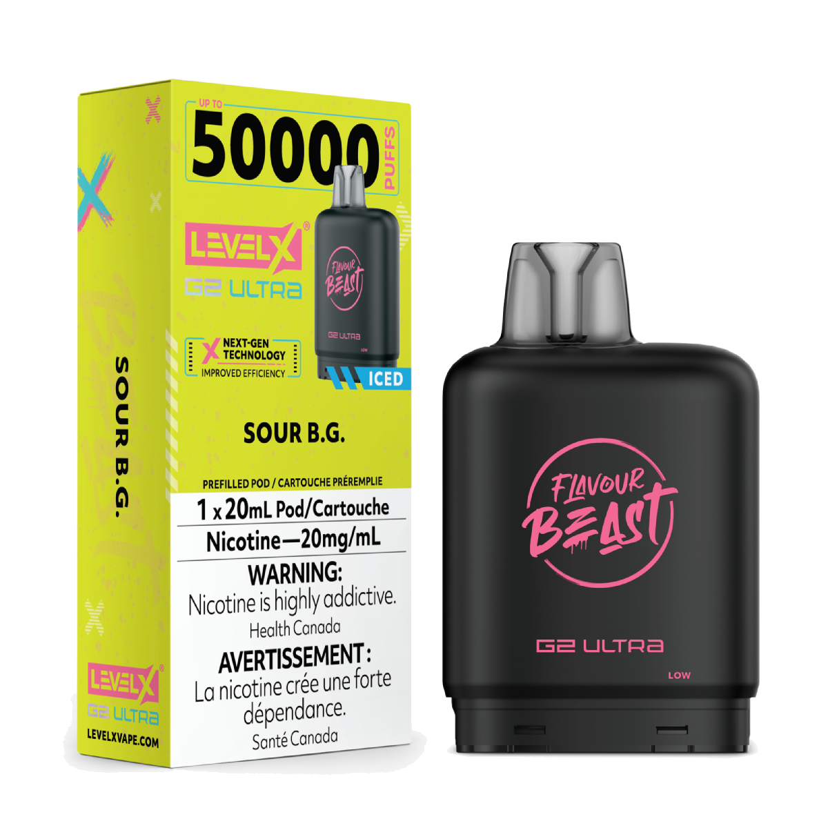 Level X Flavour Beast 50k G2 Ultra Pods