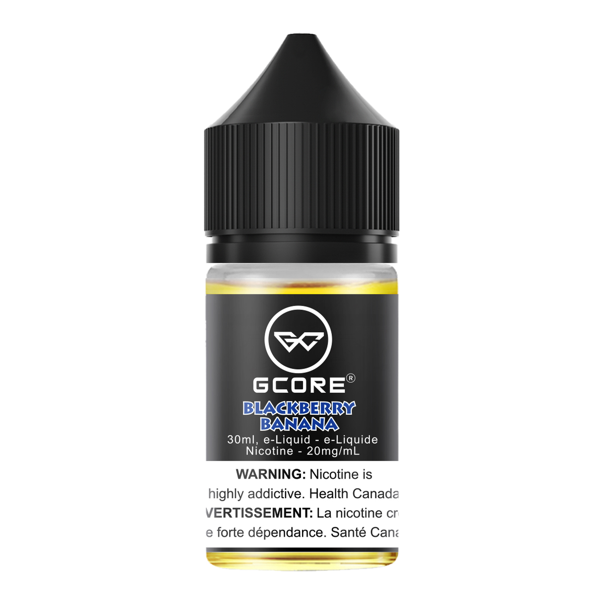 Gcore Salt Nic E-Juice 30mL Blackberry Banana
