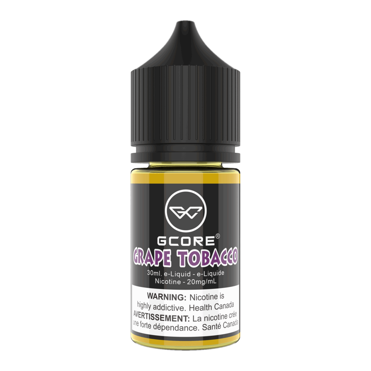 Gcore Salt Nic E-Juice 30mL Grape Tobacco