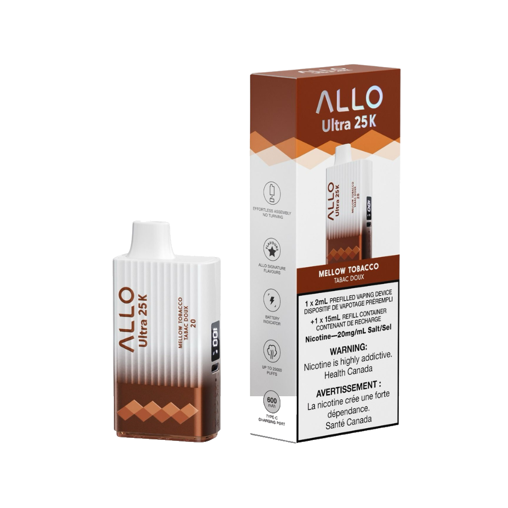 Allo Ultra 25K Mellow Tobacco