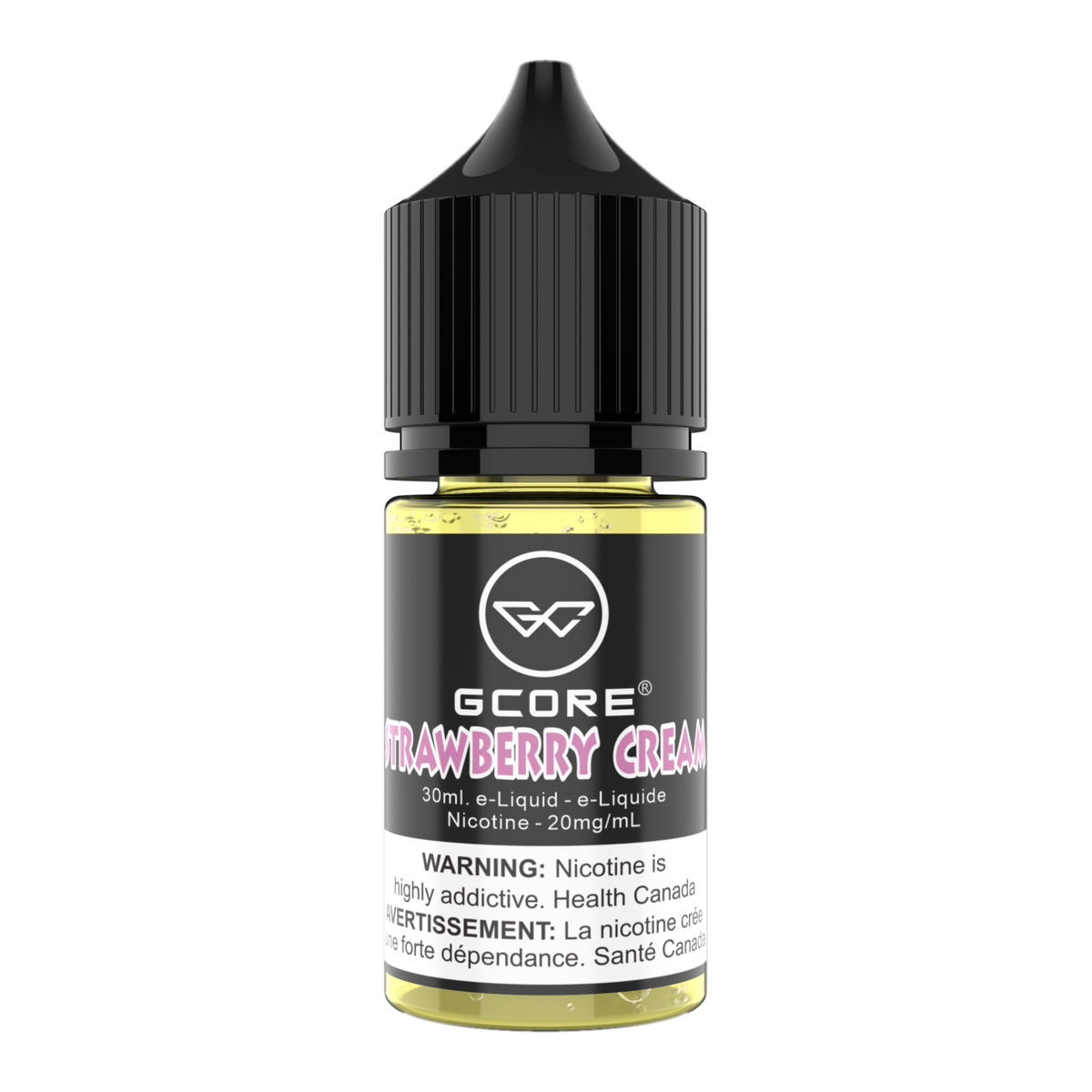 Gcore Salt Nic E-Juice 30mL Strawberry Cream