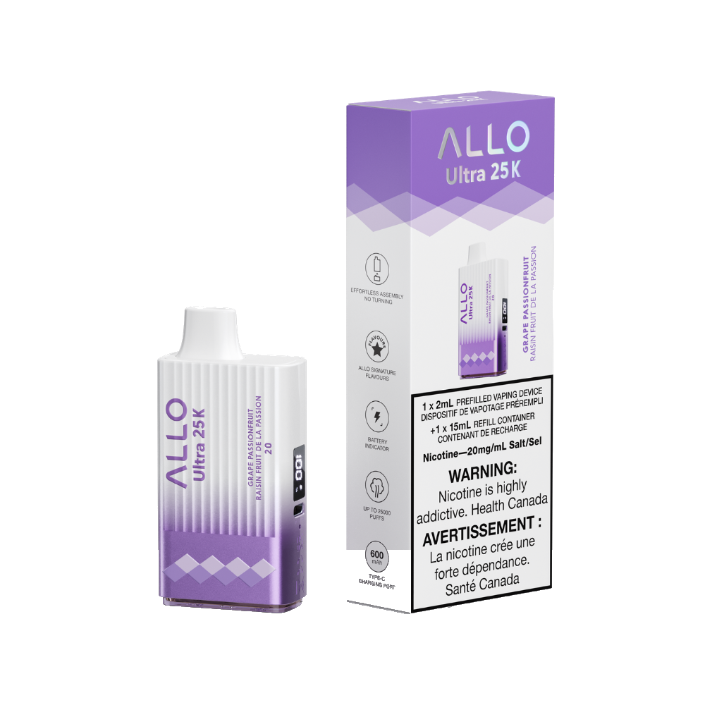 Allo Ultra 25K Grape Passionfruit