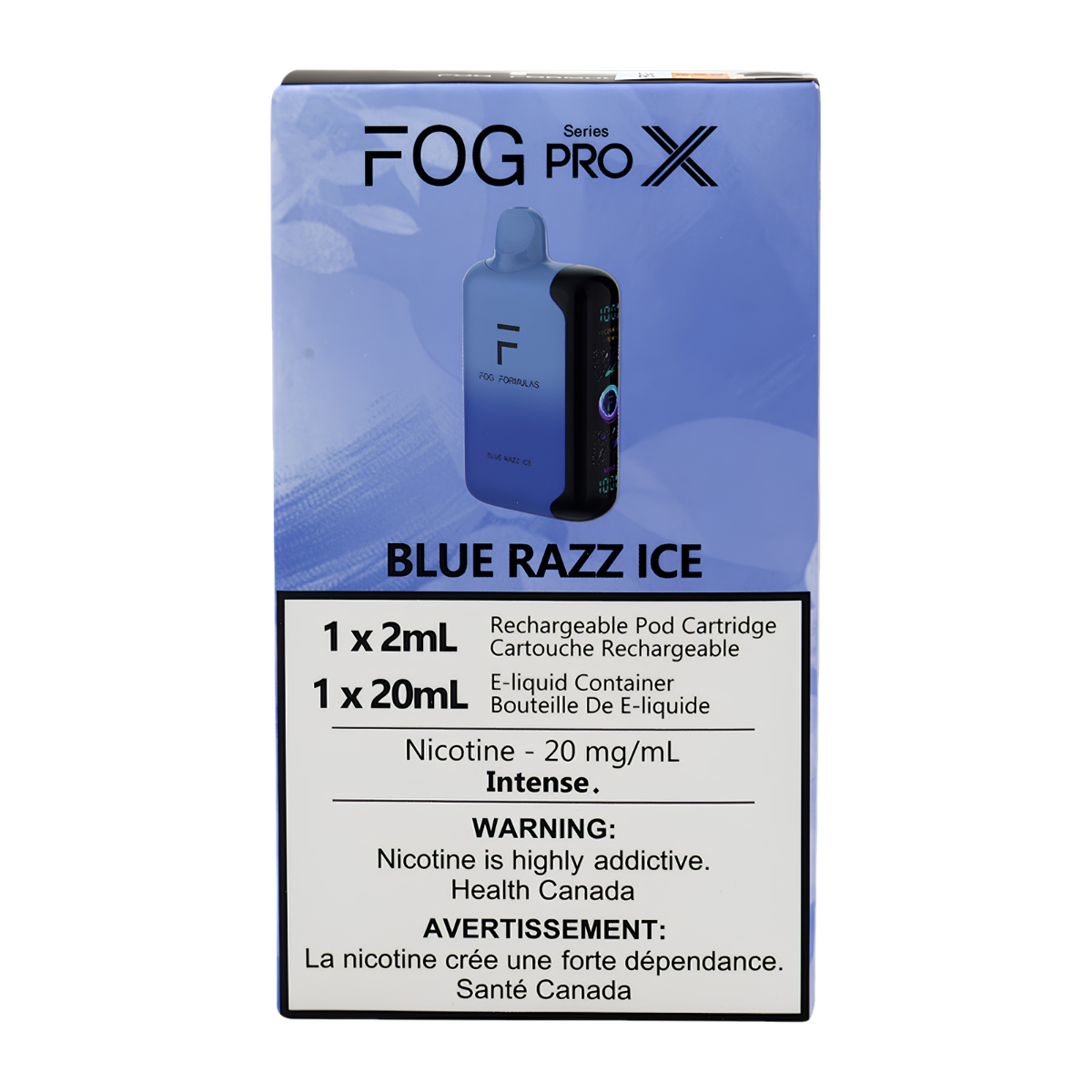 Fog Formulas Series Pro X Blue Razz Ice