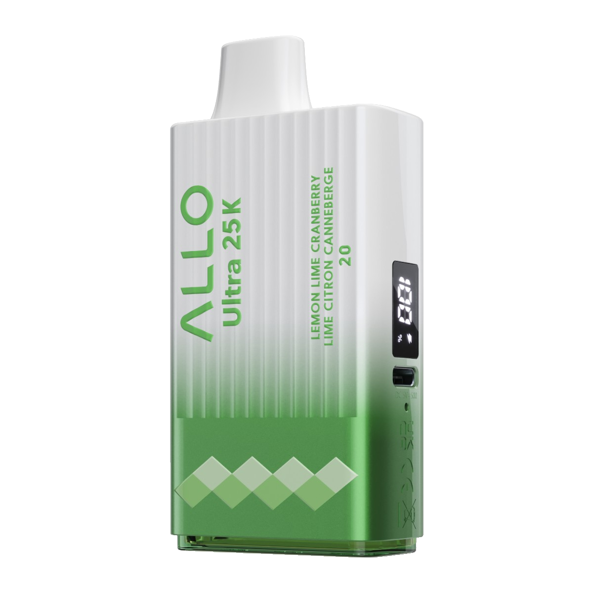Allo Ultra 25K Lemon Lime Cranberry