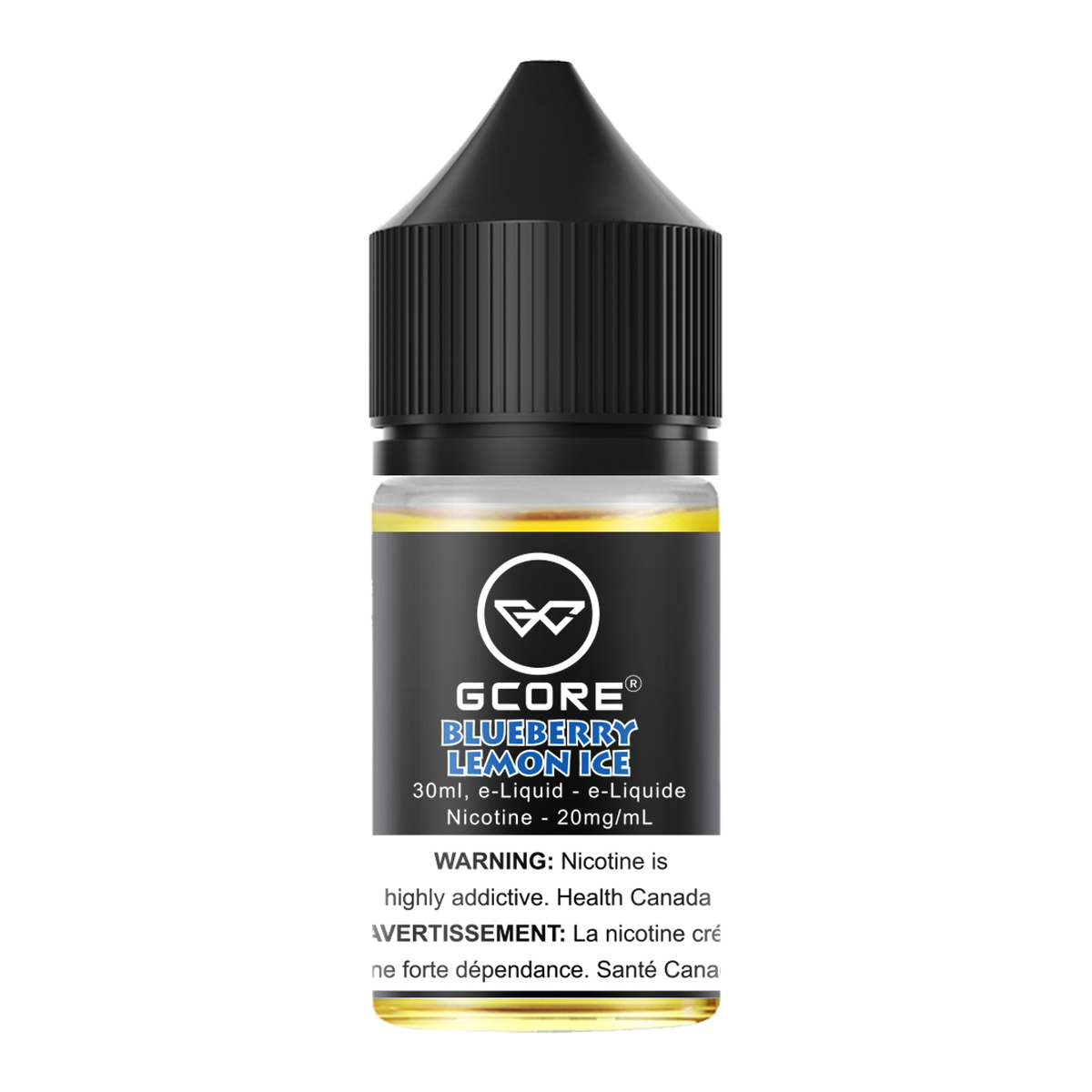 Gcore Salt Nic E-Juice 30mL Blueberry Lemon Ice