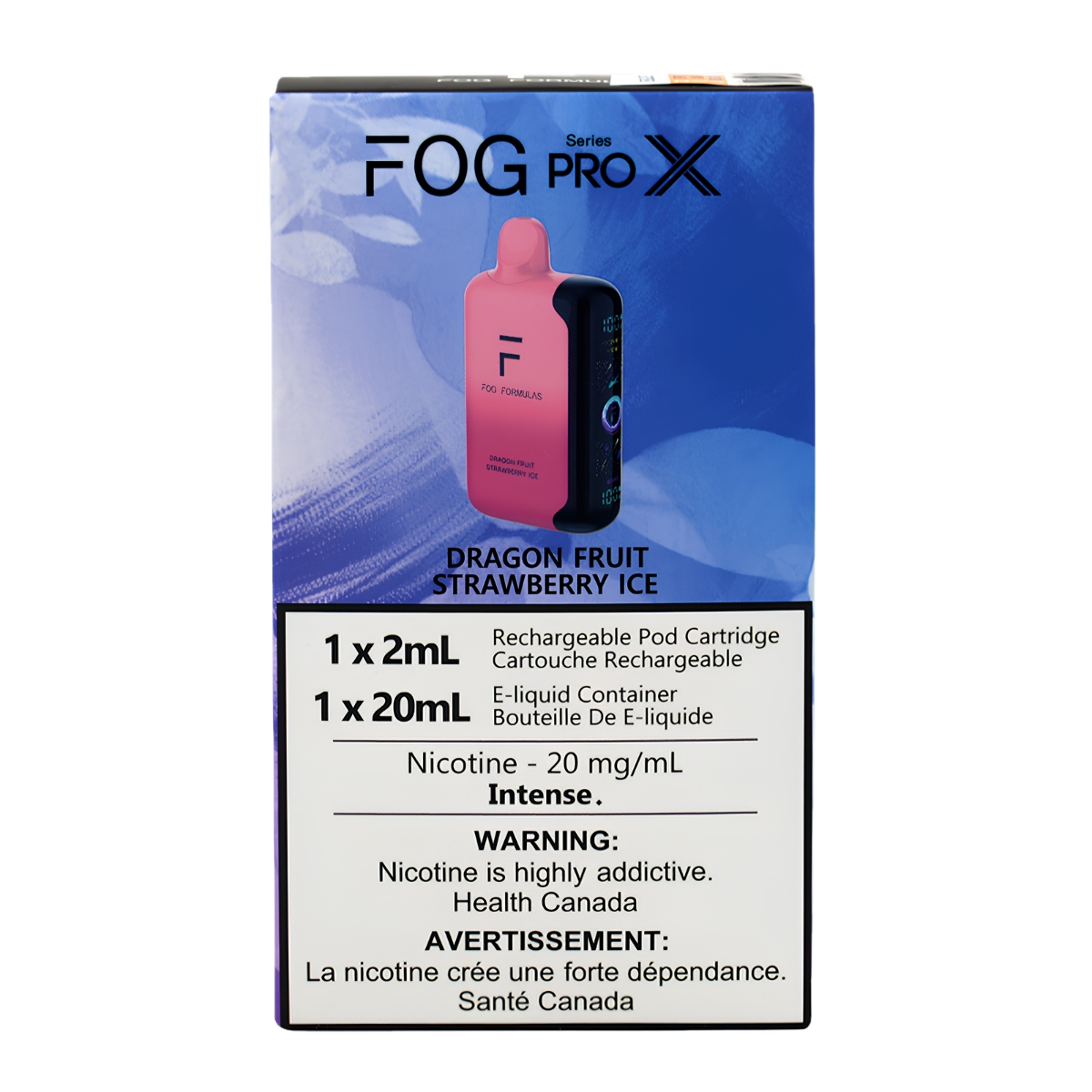 Fog Formulas Series Pro X Dragon Fruit Strawberry Ice