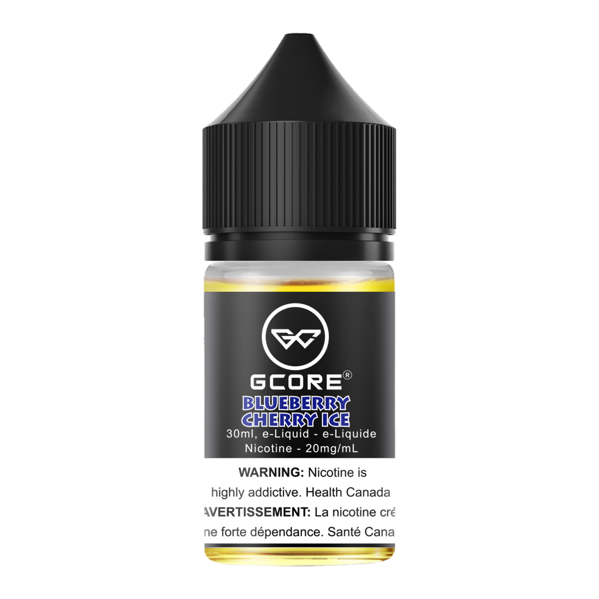 Gcore Salt Nic E-Juice 30mL Blueberry Cherry Ice