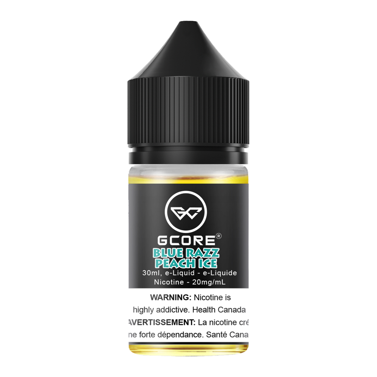 Gcore Salt Nic E-Juice 30mL Blue Razz Peach Ice