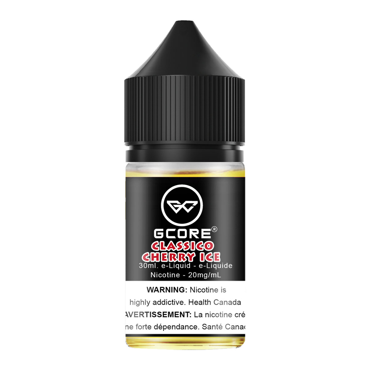 Gcore Salt Nic E-Juice 30mL Classico Cherry Ice