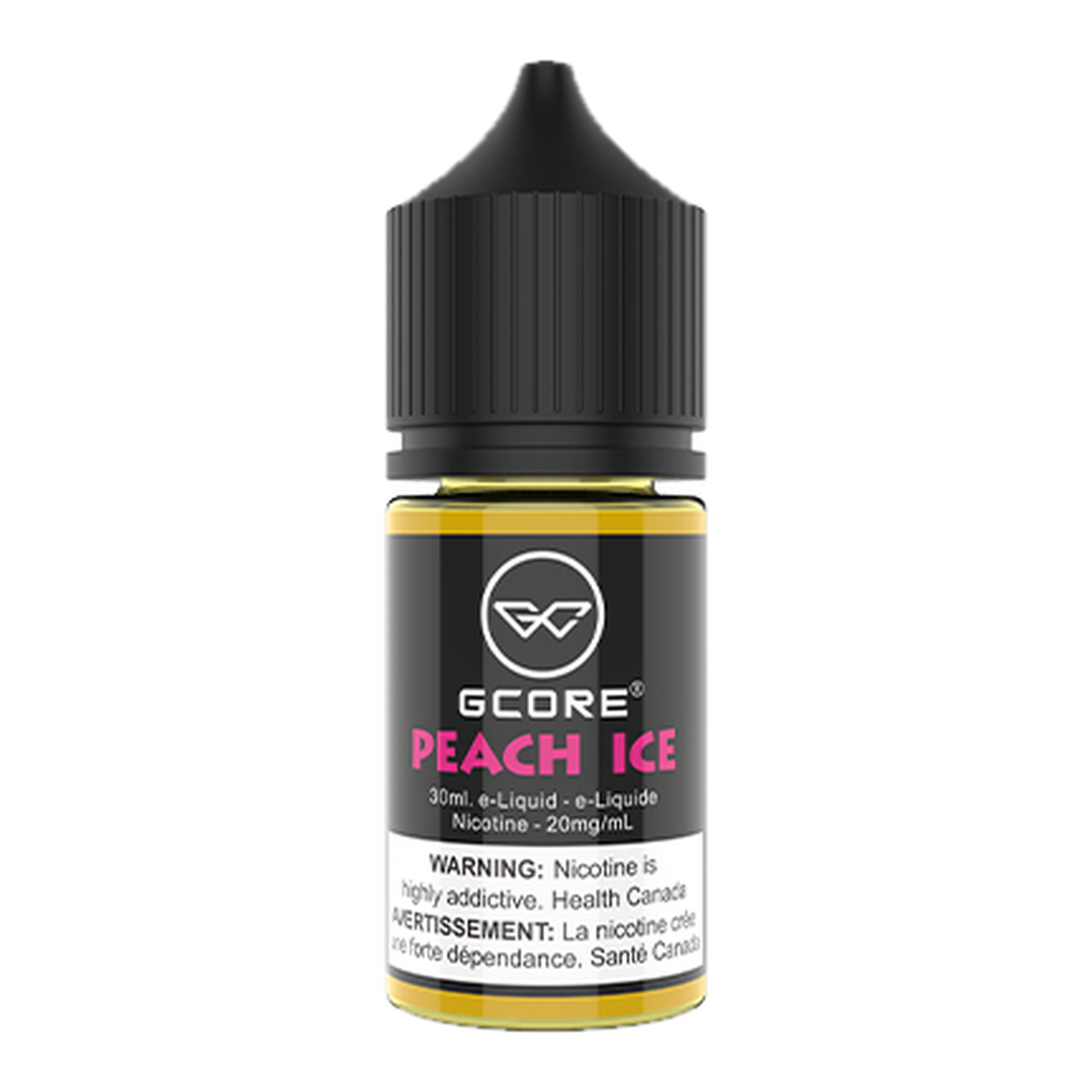 Gcore Salt Nic E-Juice 30mL Peach Ice