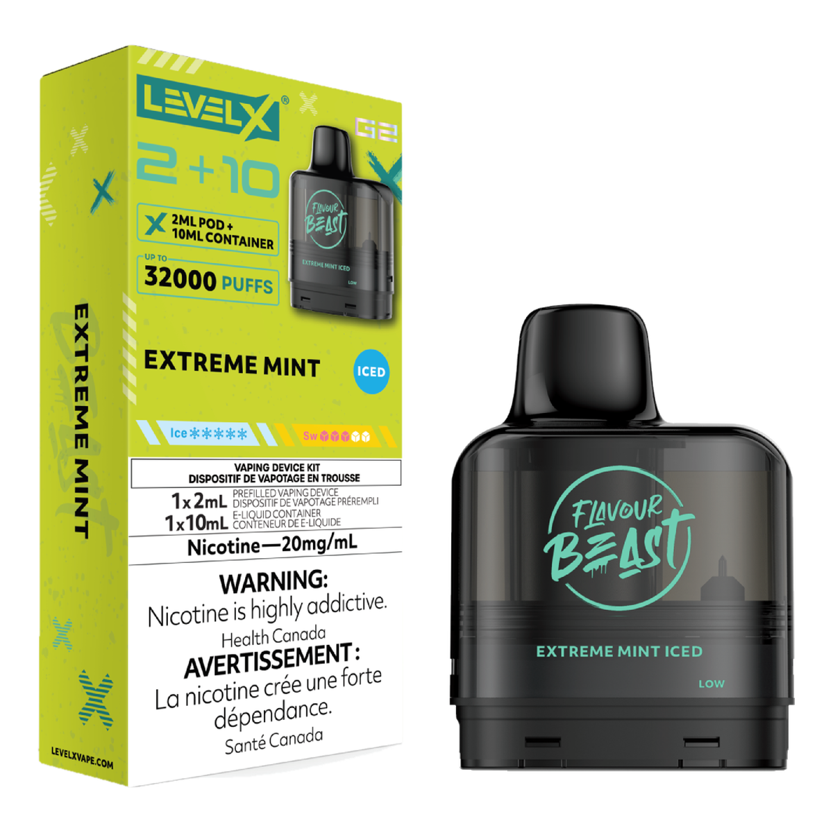 Level X Flavour Beast 32k G2 2+10 Pods