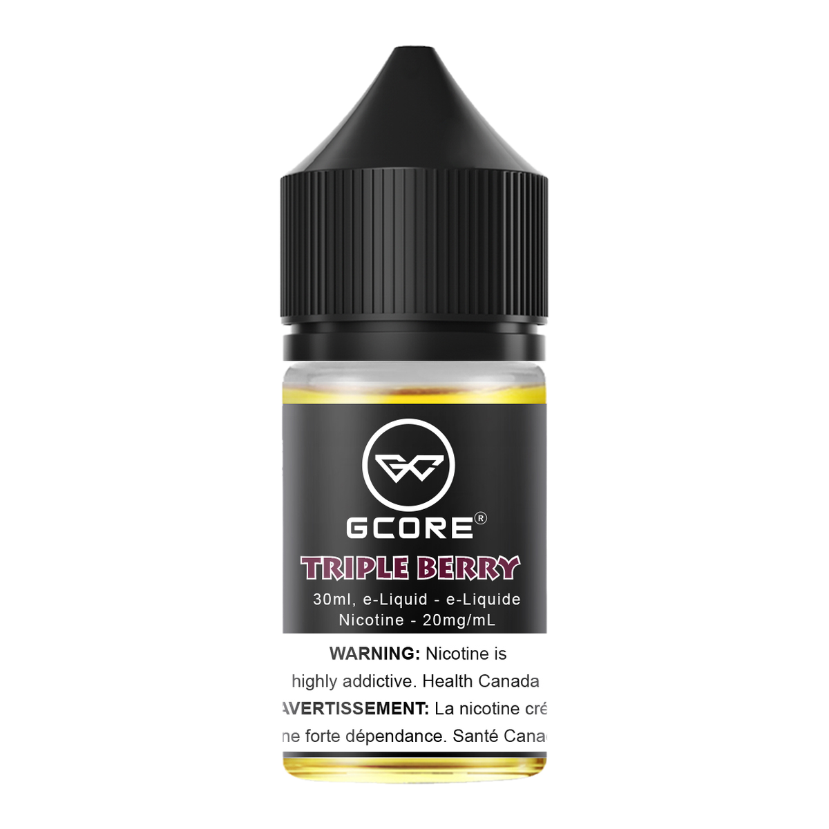 Gcore Salt Nic E-Juice 30mL Triple Berry