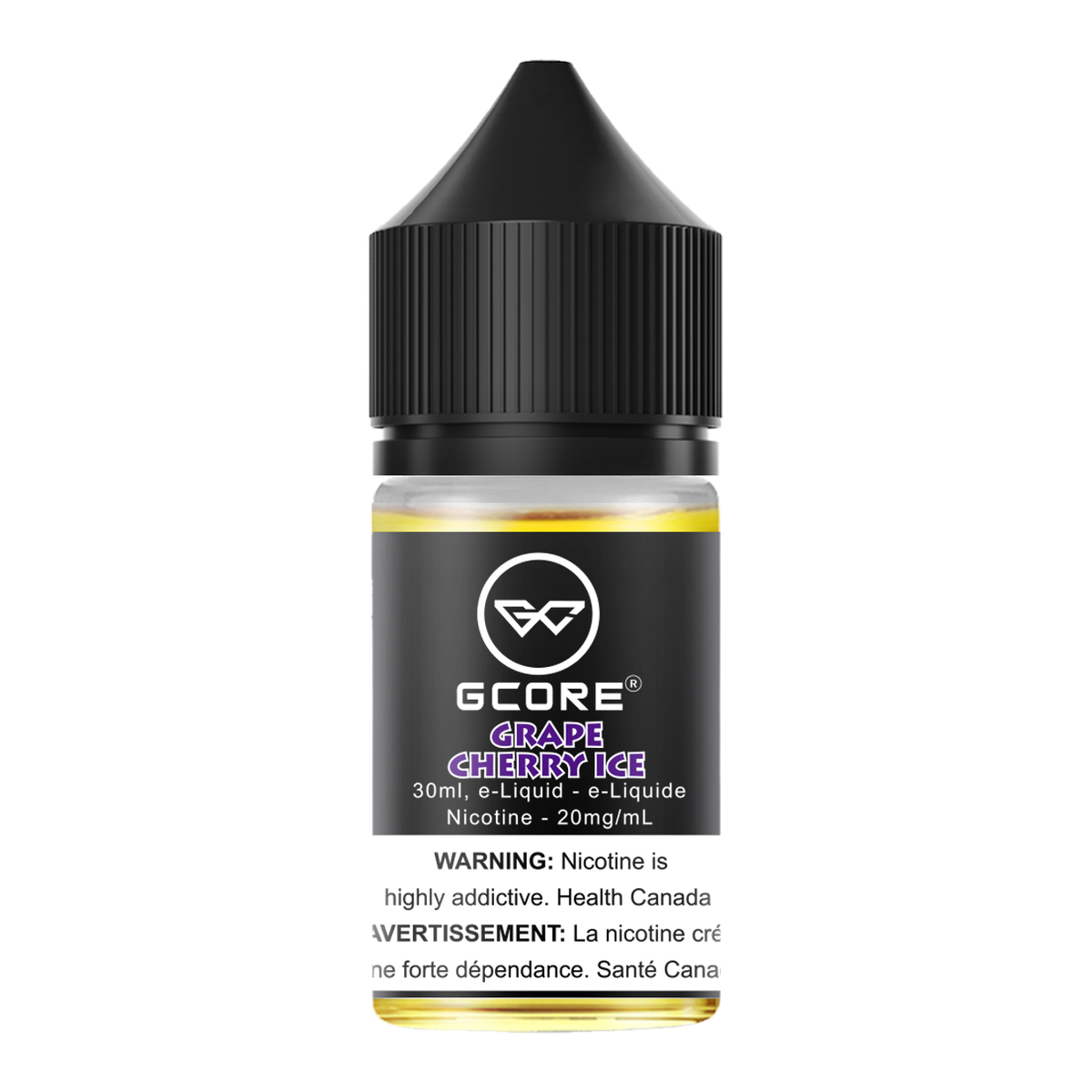 Gcore Salt Nic E-Juice 30mL Grape Cherry Ice