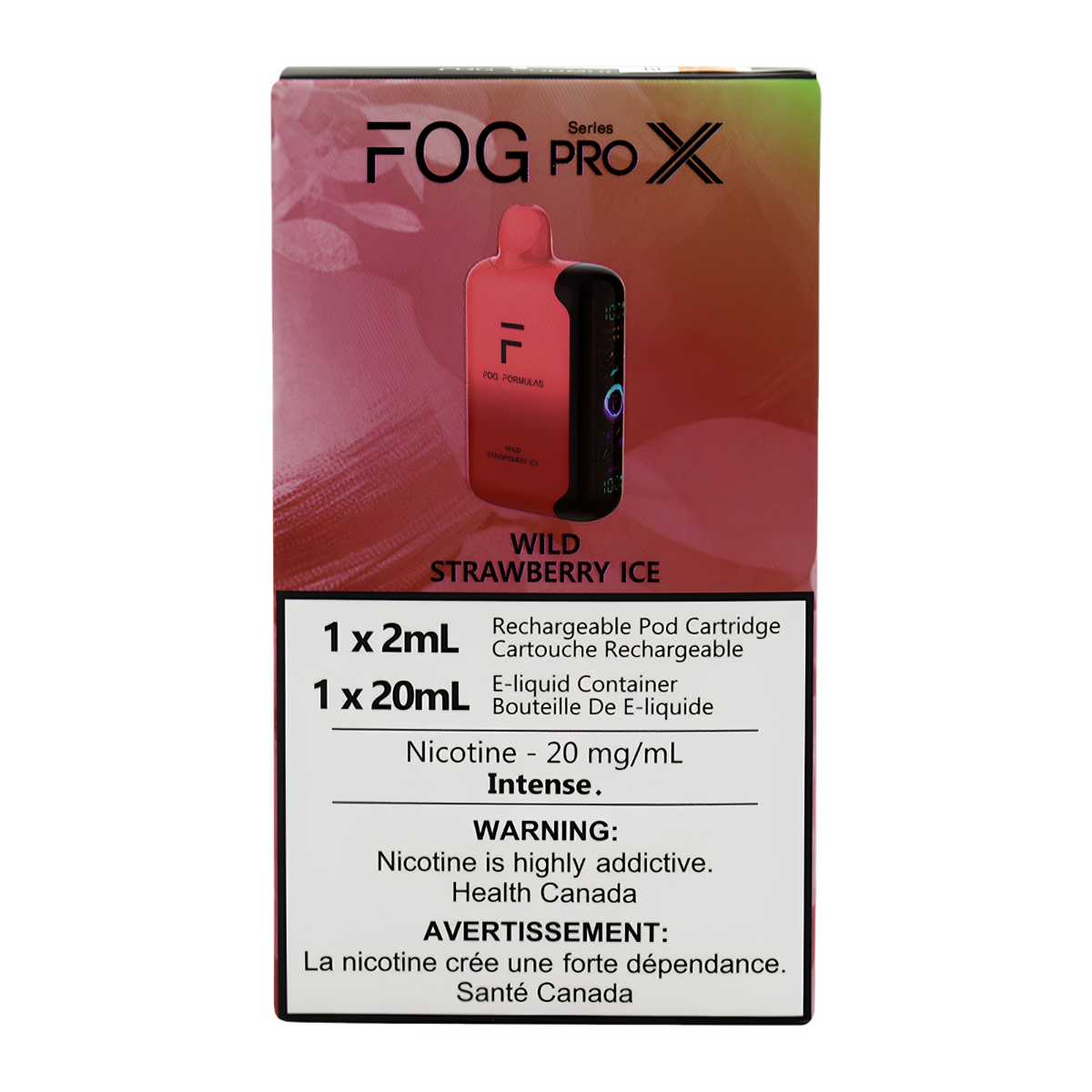 Fog Formulas Series Pro X Wild Strawberry Ice