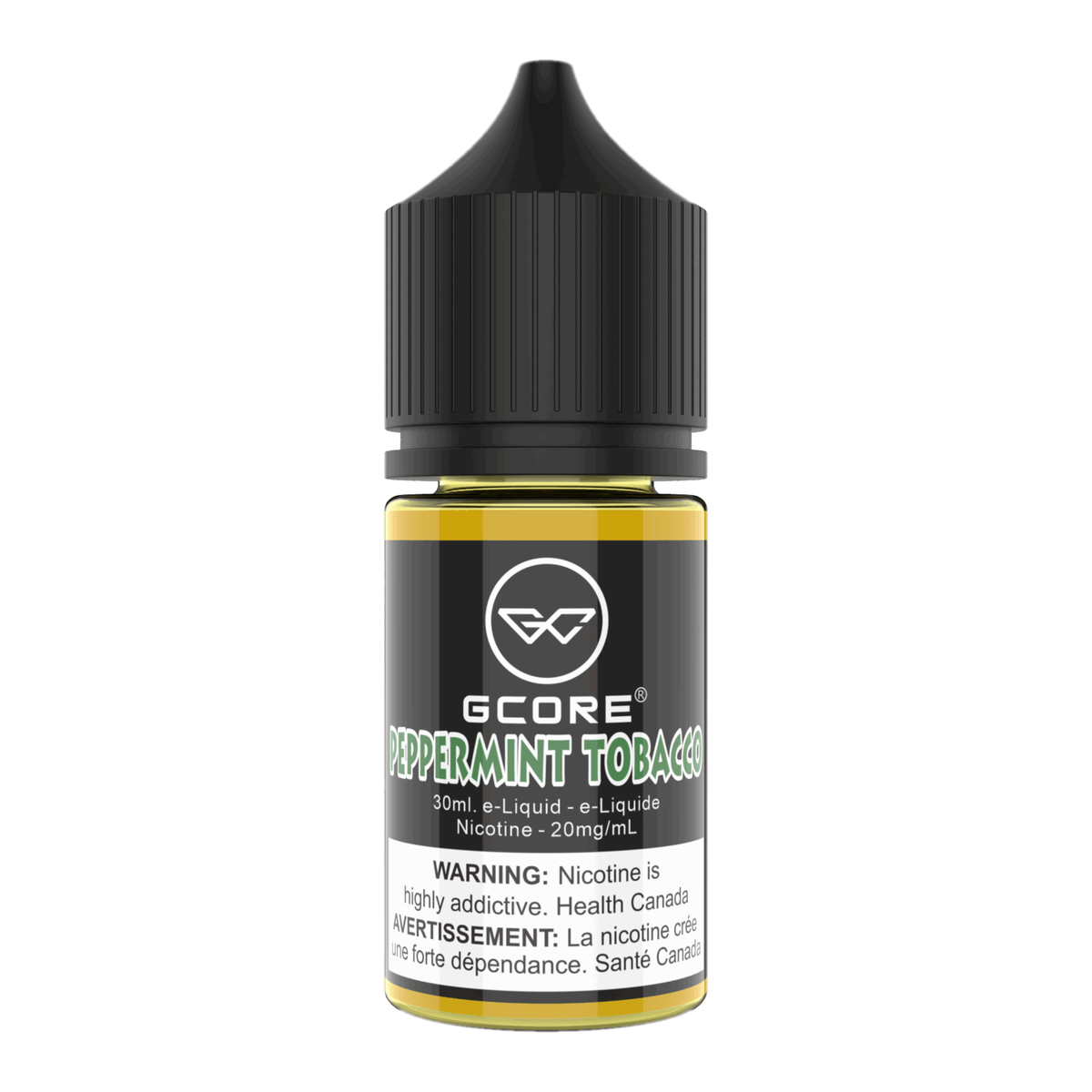 Gcore Salt Nic E-Juice 30mL Peppermint Tobacco