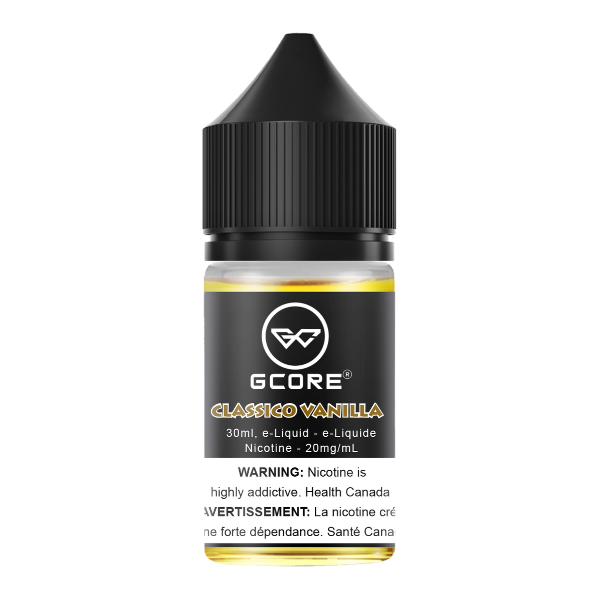Gcore Salt Nic E-Juice 30mL Classico Vanilla