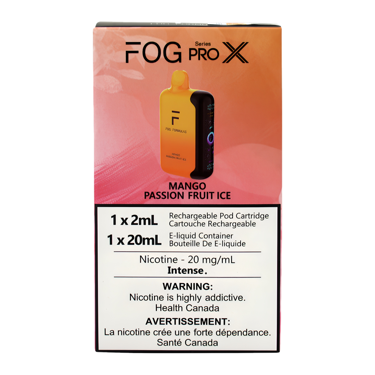 Fog Formulas Series Pro X Mango Passion Fruit Ice