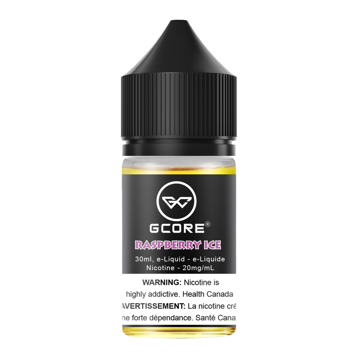 Gcore Salt Nic E-Juice 30mL Raspberry Ice